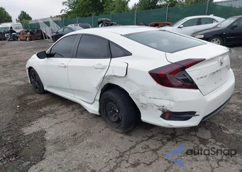 2018 Honda Civic Lx from USA, damaged, VIN 19XFC2F51JE026342